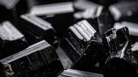 Black Tourmaline Crystals