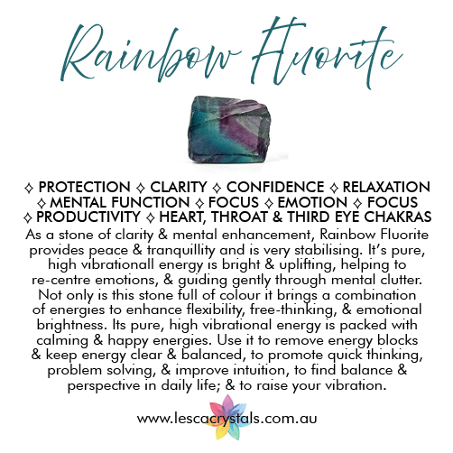 Rainbow Fluorite crystal overview