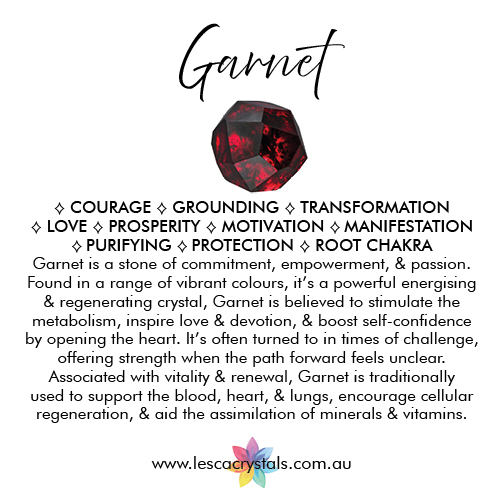 Garnet crystal meaning