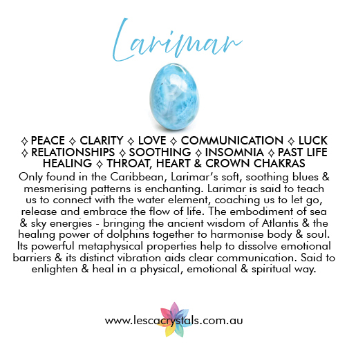 Larimar crystal overview