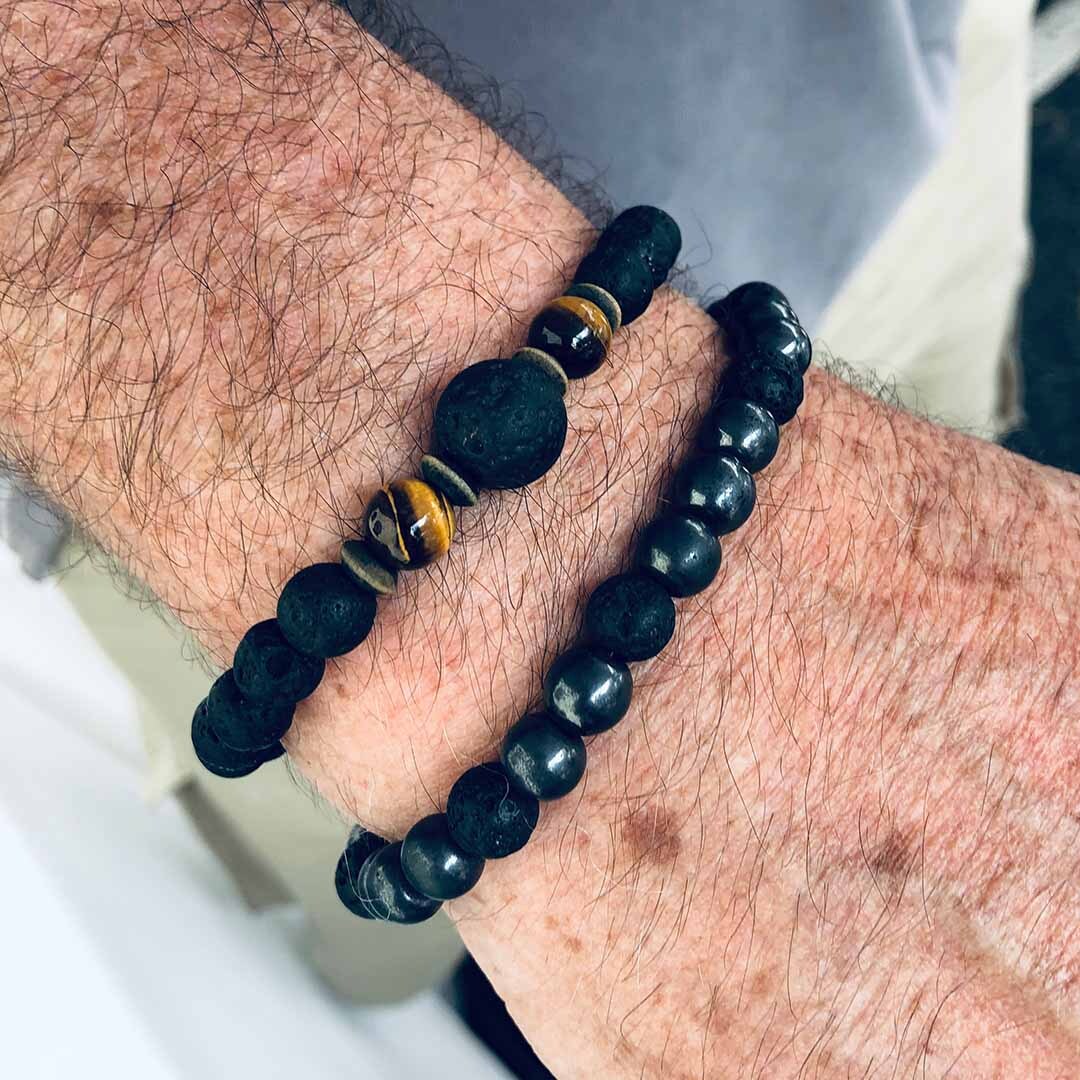 Lava Tiger Eye Bracelet Repairs
