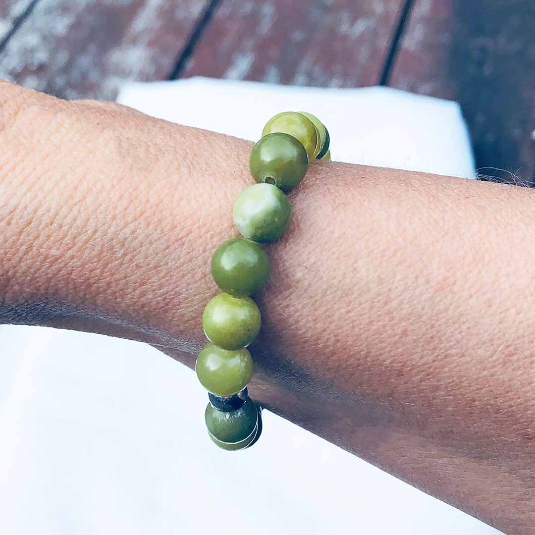 Nephrite Jade 8mm Bracelet Nephrite Jade 8mm Bracelet