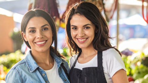 Plant shopping together