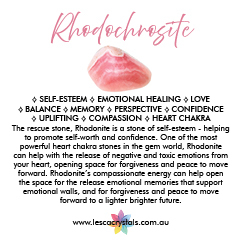 Rhodochrosite crystal meaning