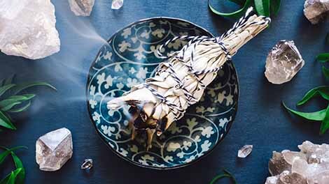 Smudge Stick Plate