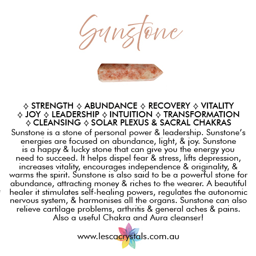 Sunstone crystal meaning